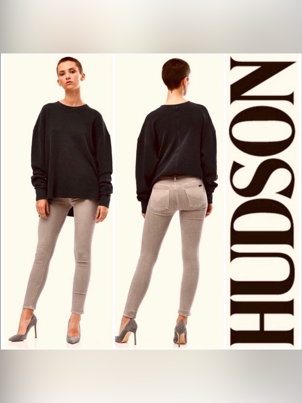 Hudson Nico Midrise Super Skinny Corduroy Pants Size 30